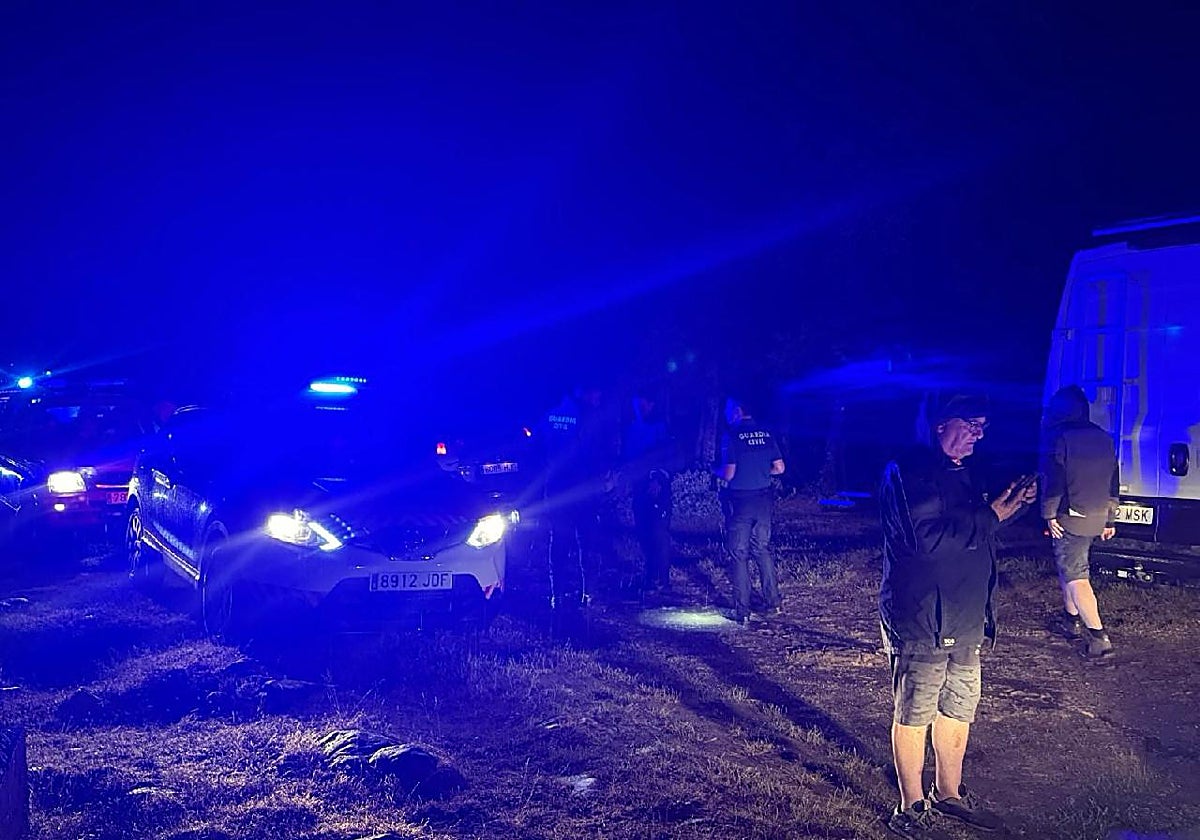 Imagen del rescate de los 73 menores en el campamento de Soria