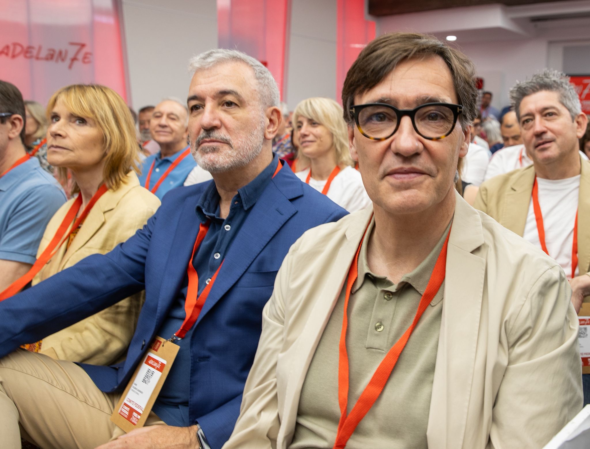 El núcleo duro socialista durante el inicio del Comité Federal del partido