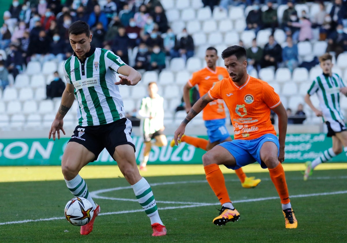 Adri Fuentes hace tres años en su primera etapa como blanquiverde