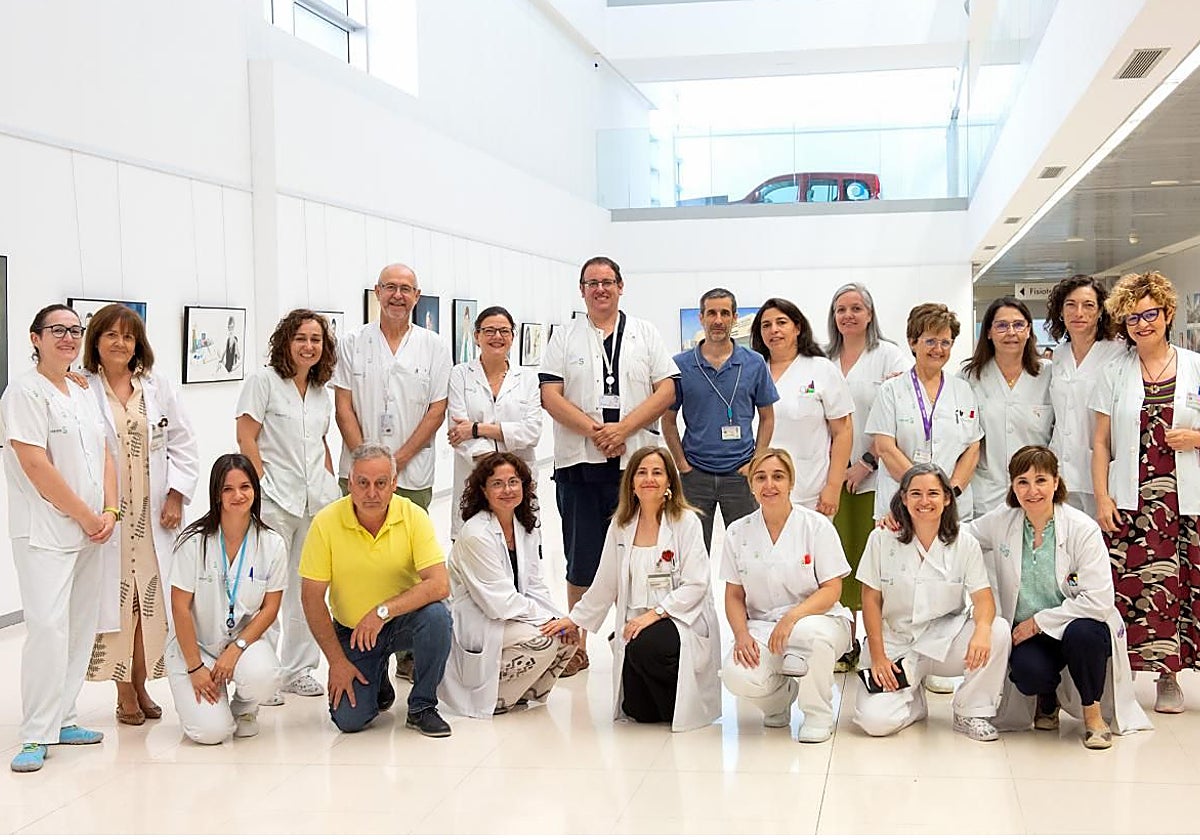 Profesionales del hospital de Parapléjicos