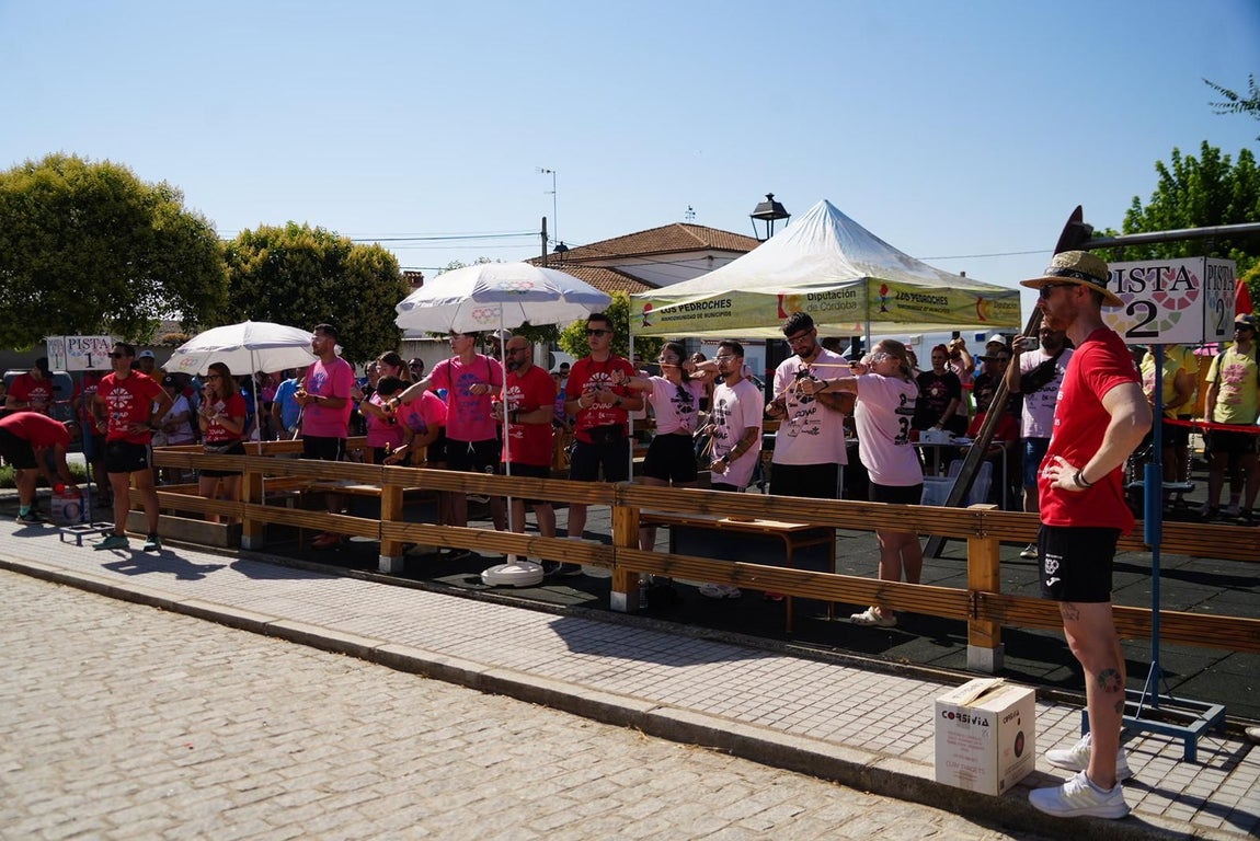 Las Olimpiadas Rurales reviven en Añora el juego más tradicional, en imágenes