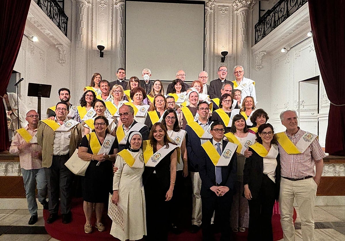 Acto académico de graduación conjunta celebrado recientemente y al que asistió el arzobispo de Toledo