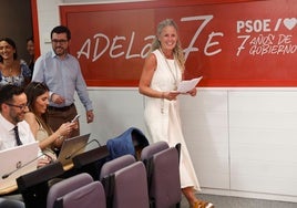 La nueva portavoz del PSOE presume del «nivel de exigencia» ante los escándalos
