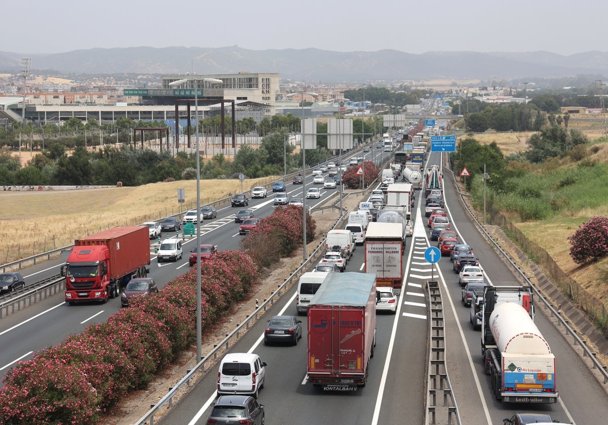 La autovía A4 a su paso por Córdoba