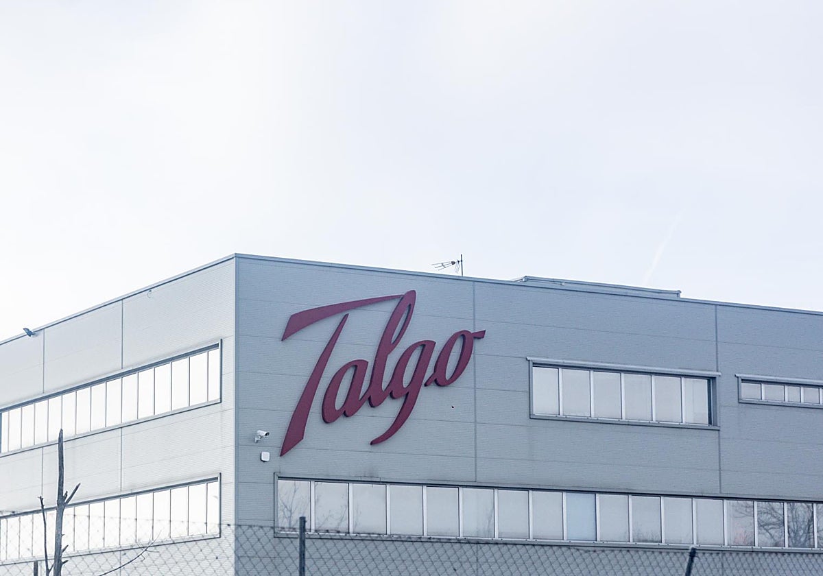 Fachada de la sede de Talgo en Madrid