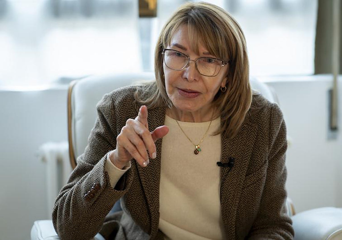 La exfiscal general de Venezuela Luisa Ortega, durante una entrevista con ABC