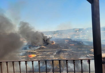 El alcalde, sobre la oleada de incendios: «Había una clara intención de hacer daño y casi 16 hectáreas fueron quemadas»