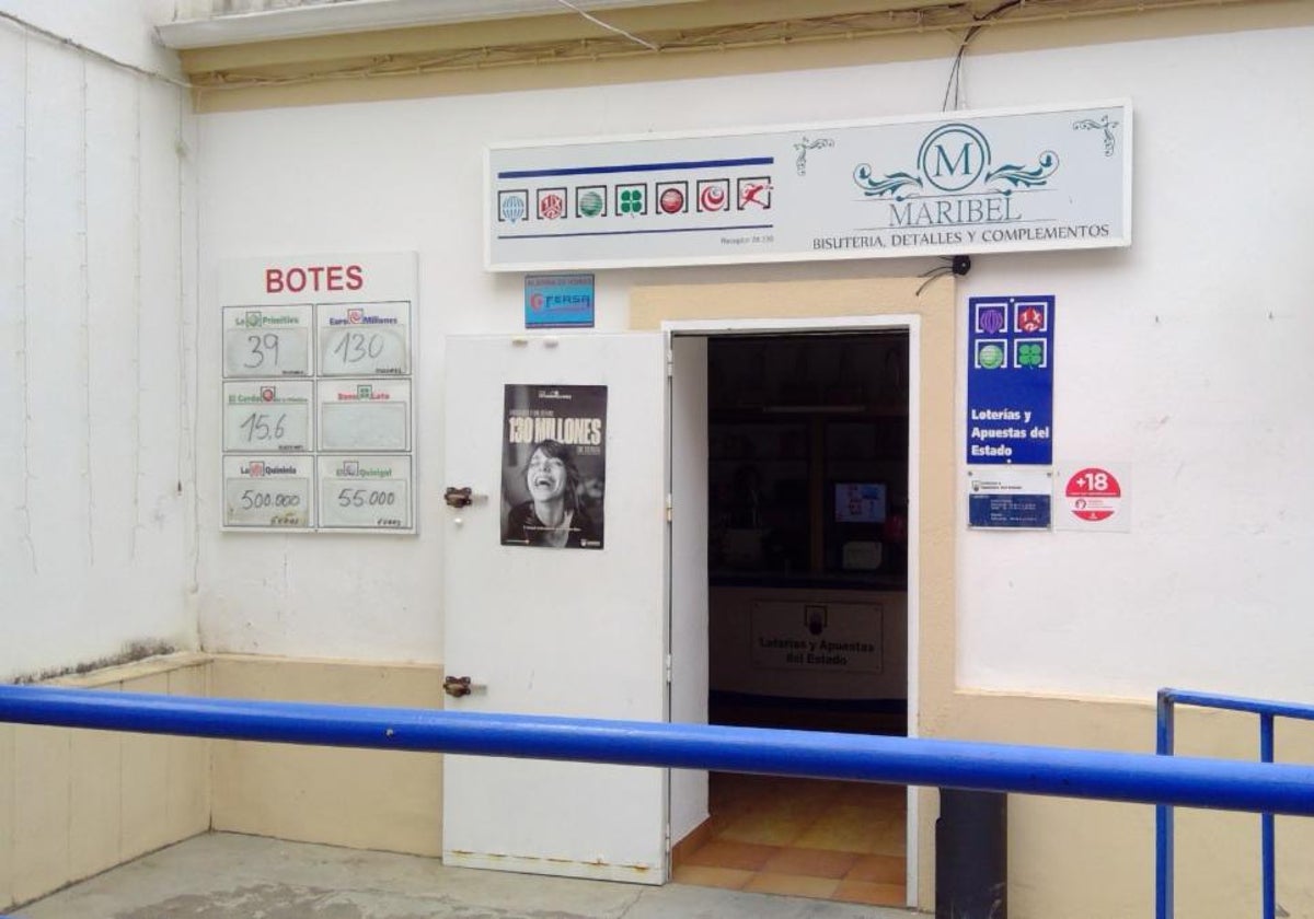 El punto de venta del barrio de El Naranjo donde ha tocado el segundo premio de la Lotería Nacional
