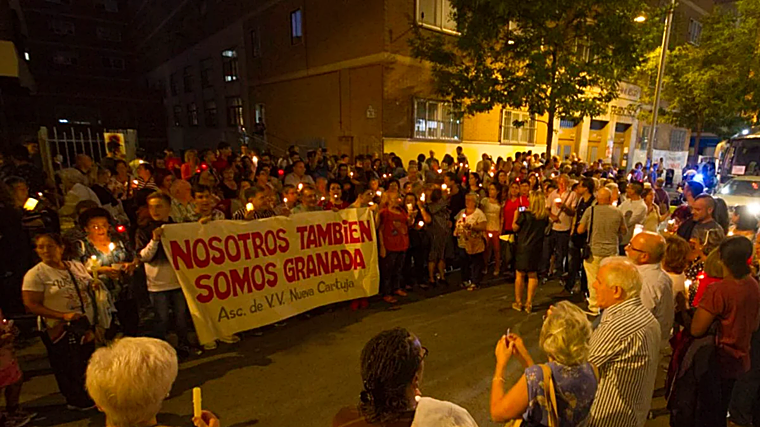 Una de las muchas protestas vecinales que ha habido a lo largo de los últimos quince años
