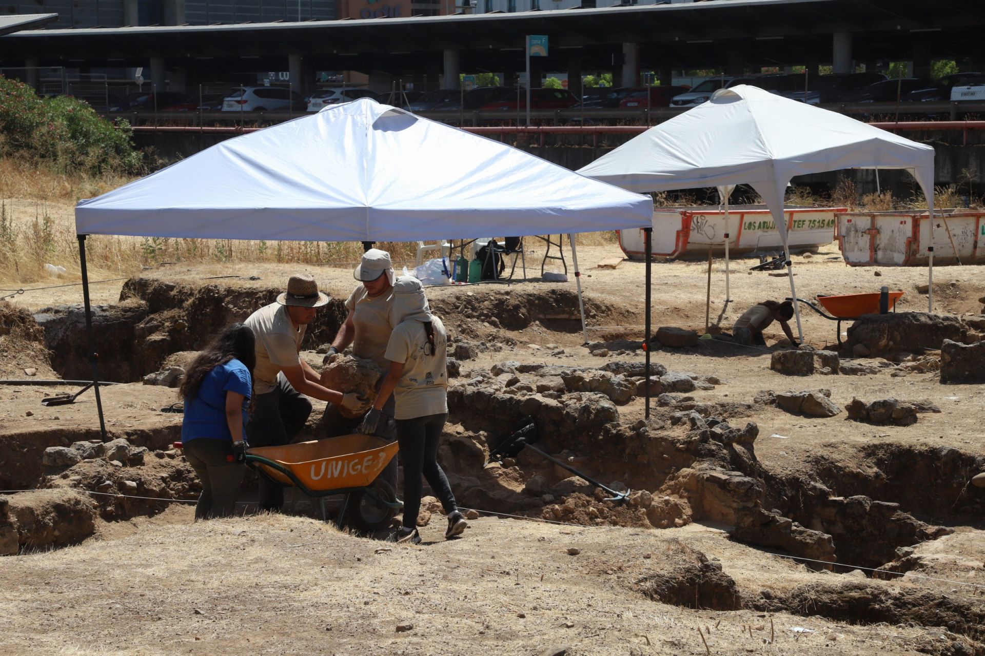 La excavación arqueológica en Cercadilla en Córdoba, en imágenes