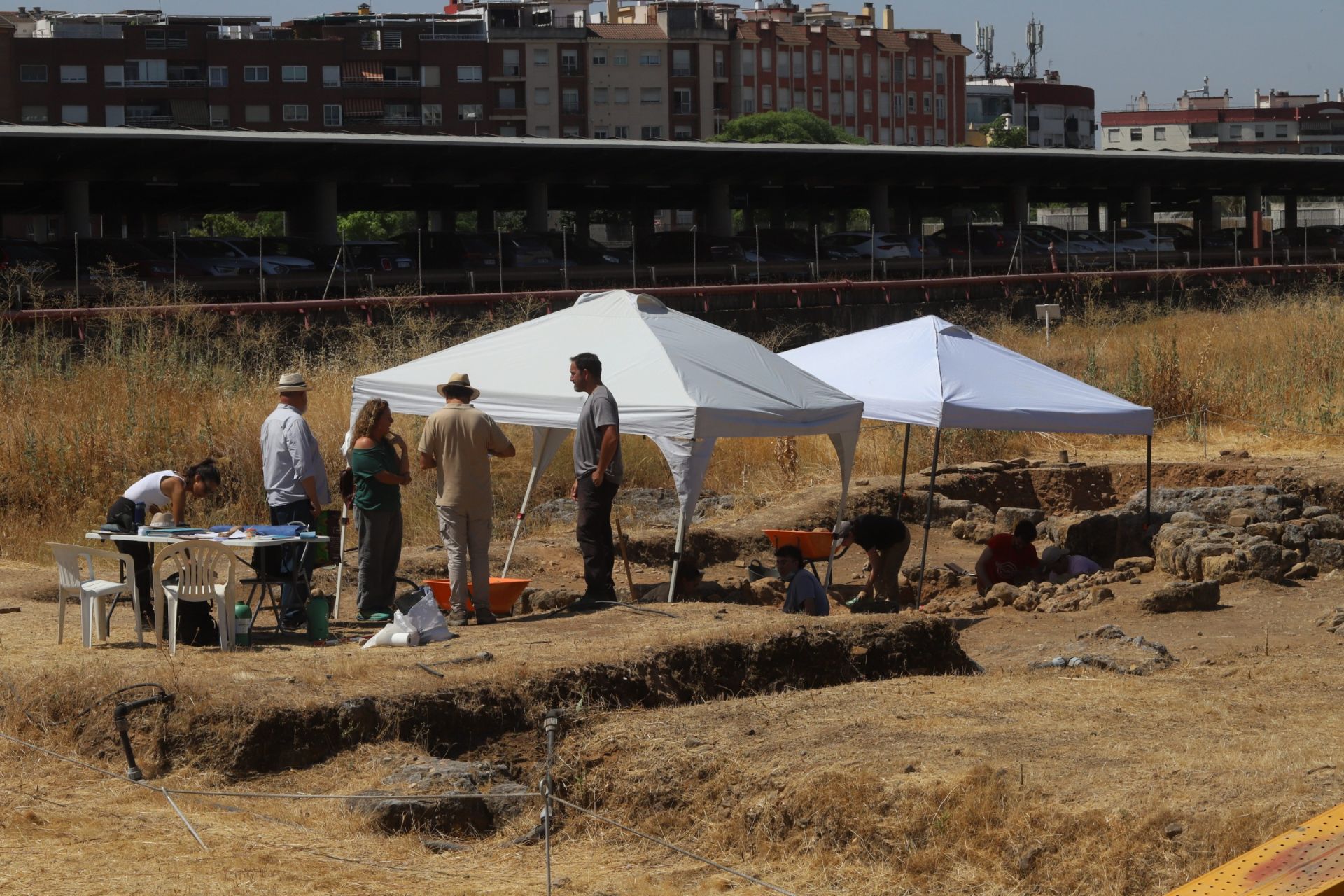 La excavación arqueológica en Cercadilla en Córdoba, en imágenes