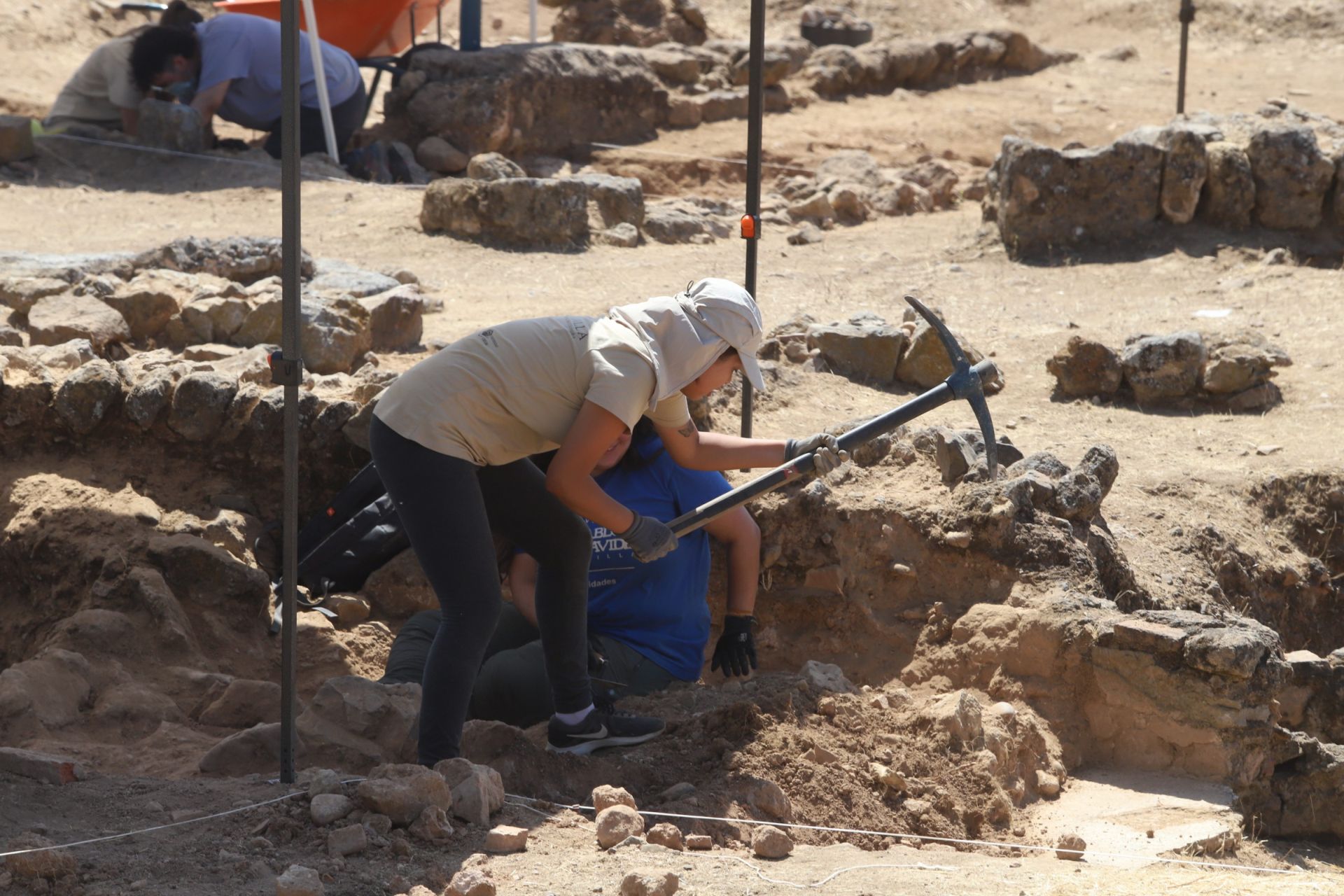 La excavación arqueológica en Cercadilla en Córdoba, en imágenes
