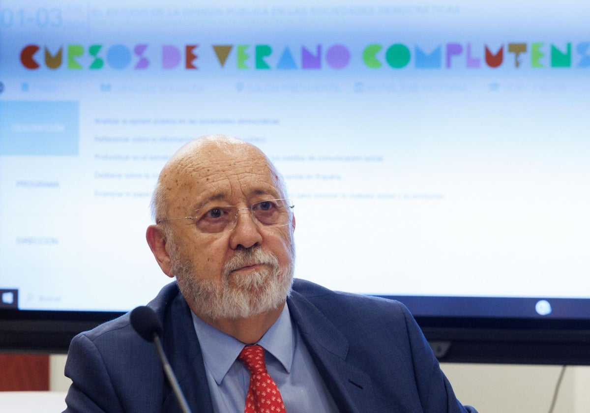 El presidente del CIS, Jose Felix Tezanos
