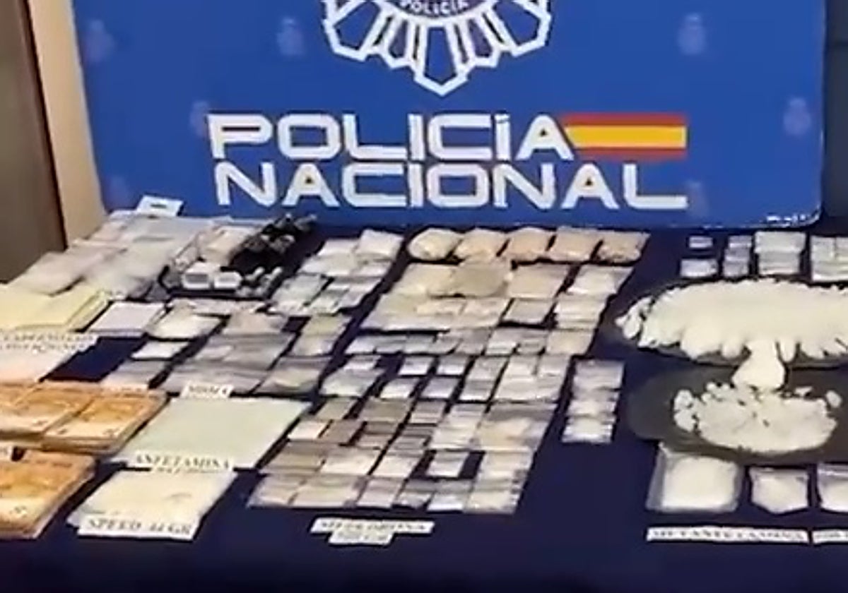 El botín encontrado en los siete narcopisos