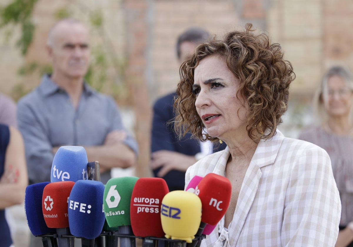 María Jesús Montero, vicepresidenta del Gobierno de España