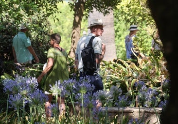 Las visitas gratuitas a los Jardines del Alcázar de Córdoba, en imágenes