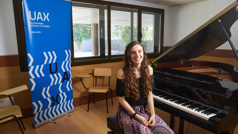 Mariana Sánchez, en las instalaciones de la UAX