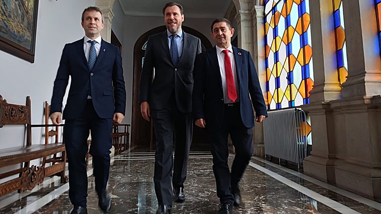 Julio Millán, Óscar Puente y Francisco Reyes