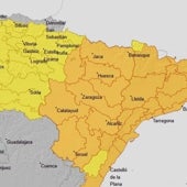Imagen - La situación para este sábado es de aviso naranja en toda la comunidad 