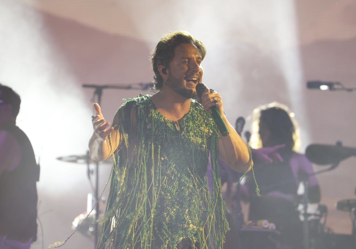 Un momento de la actuación de Manuel Carrasco en el Córdoba Live