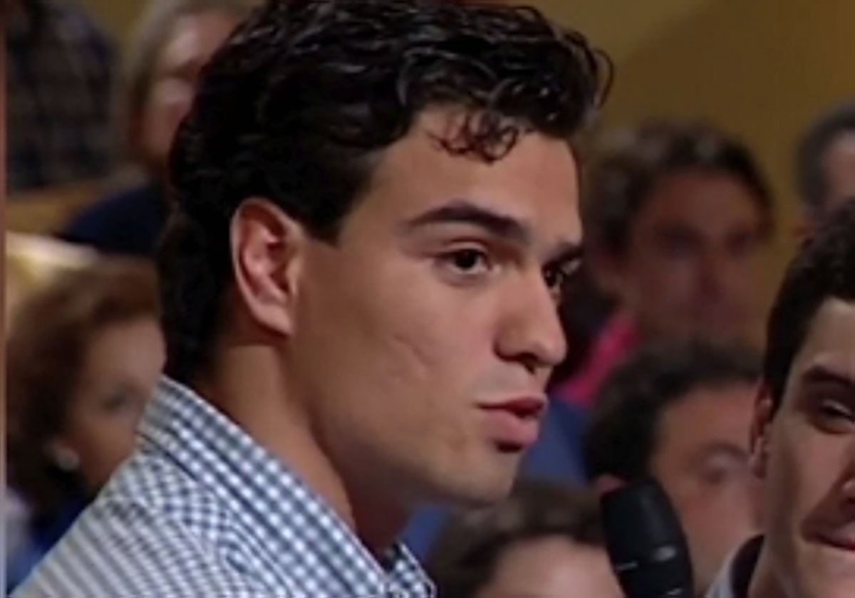 Pedro Sánchez en el programa 'Moros y Cristianos'