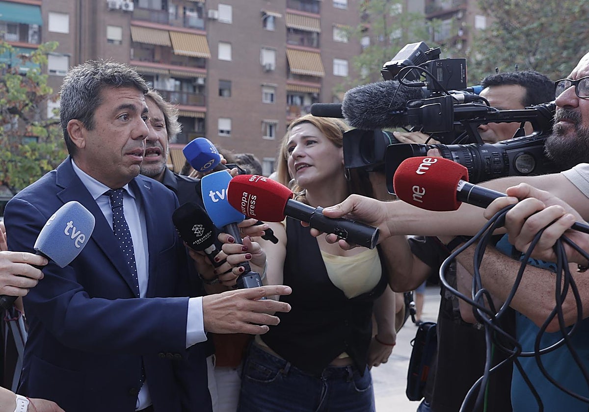 Imagen de archivo del presidente de la Generalitat Valenciana, Carlos Mazón