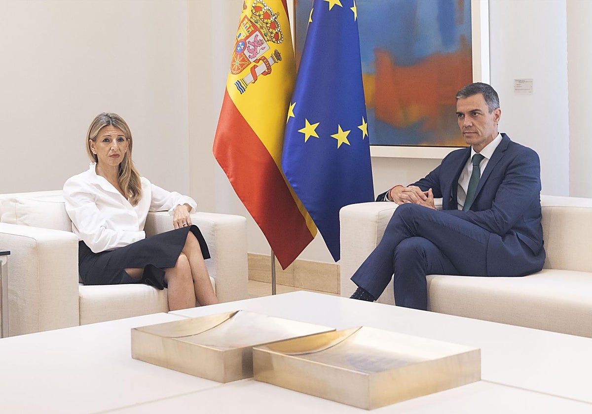 Pedro Sánchez y Yolanda Díaz impulsan una ley para aplicar un embargo total a Israel