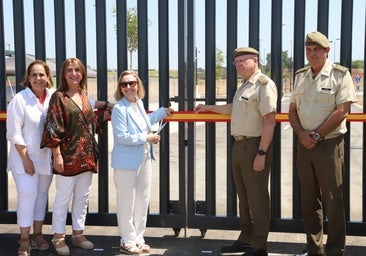 Las imágenes de la entrega de la urbanización de la Base Logística del Ejército en Córdoba