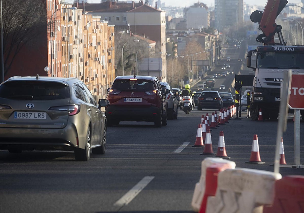 Las obras de soterramiento de la A-5