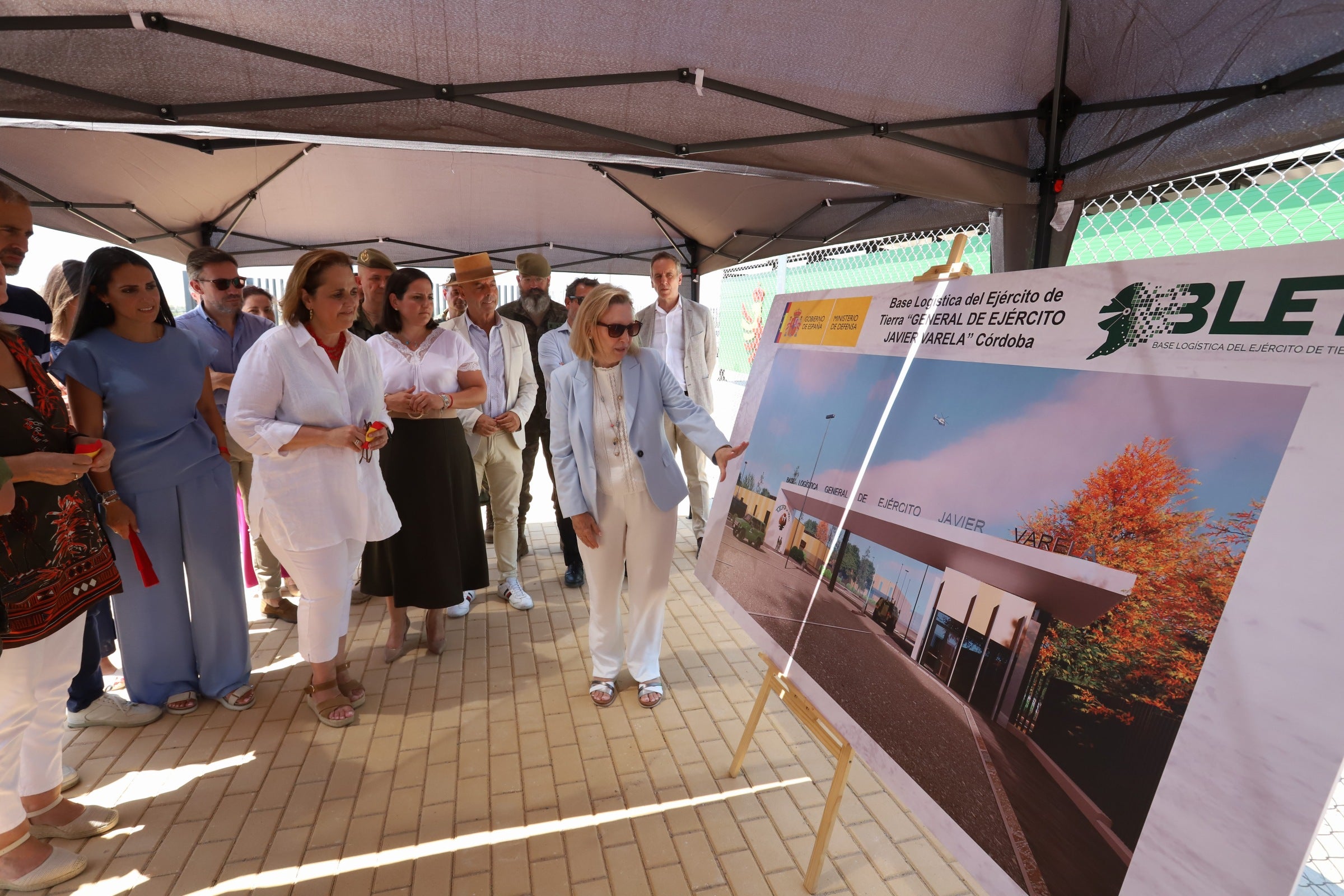 Las imágenes de la entrega de la urbanización de la Base Logística del Ejército en Córdoba