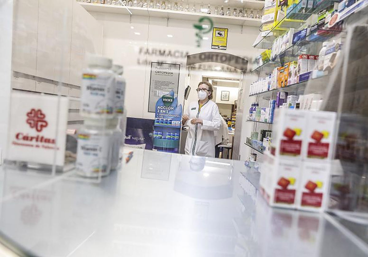 Imagen de archivo tomada en una farmacia ubicada en Valencia