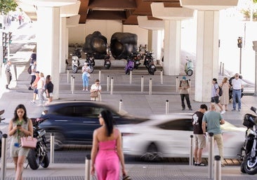 Una puesta a punto para las esculturas del museo al aire libre de la Castellana