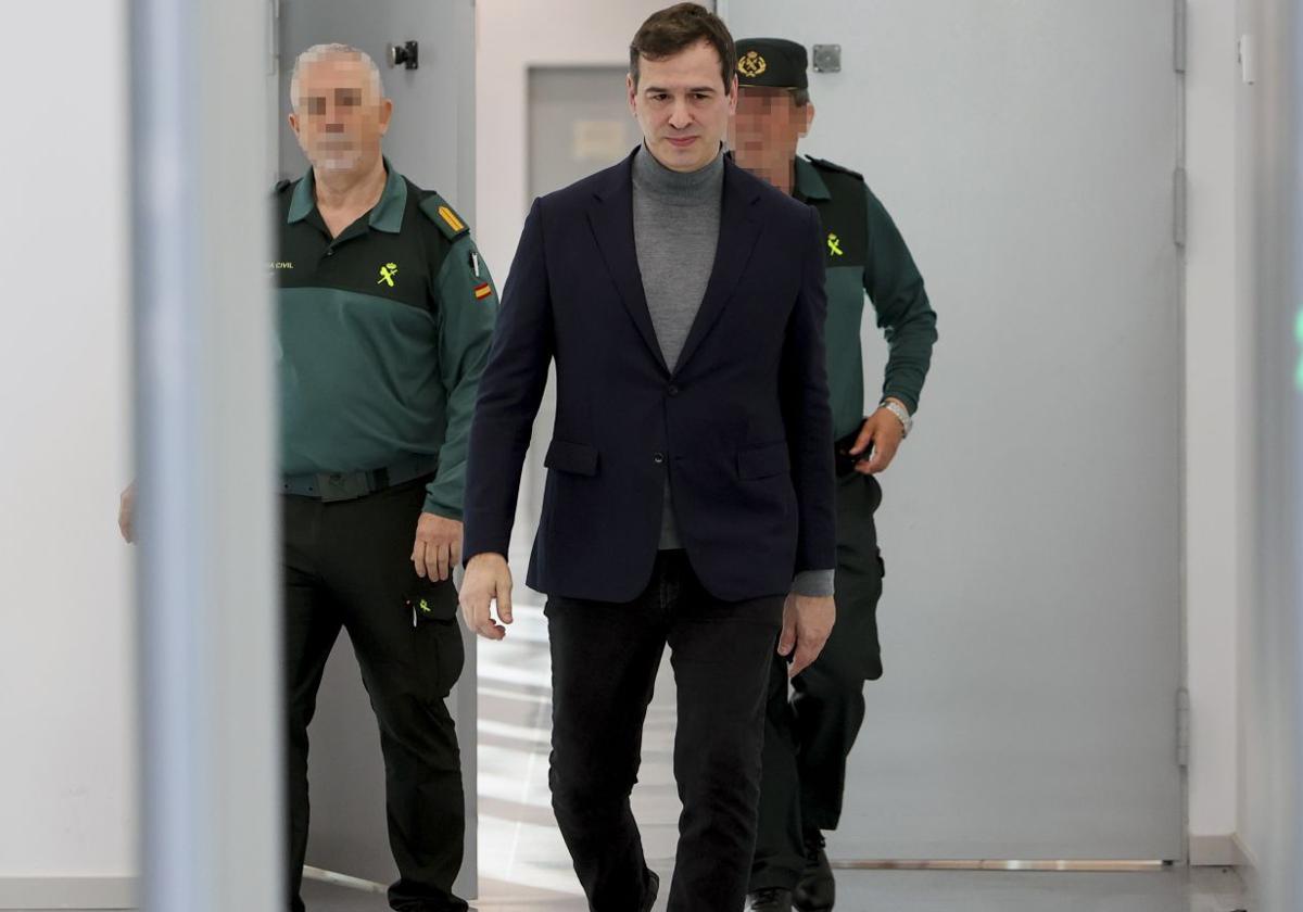David Sánchez, en una imagen de archivo en los juzgados de Badajoz