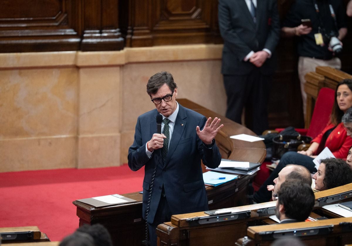 El presidente de la Generalitat, Salvador Illa