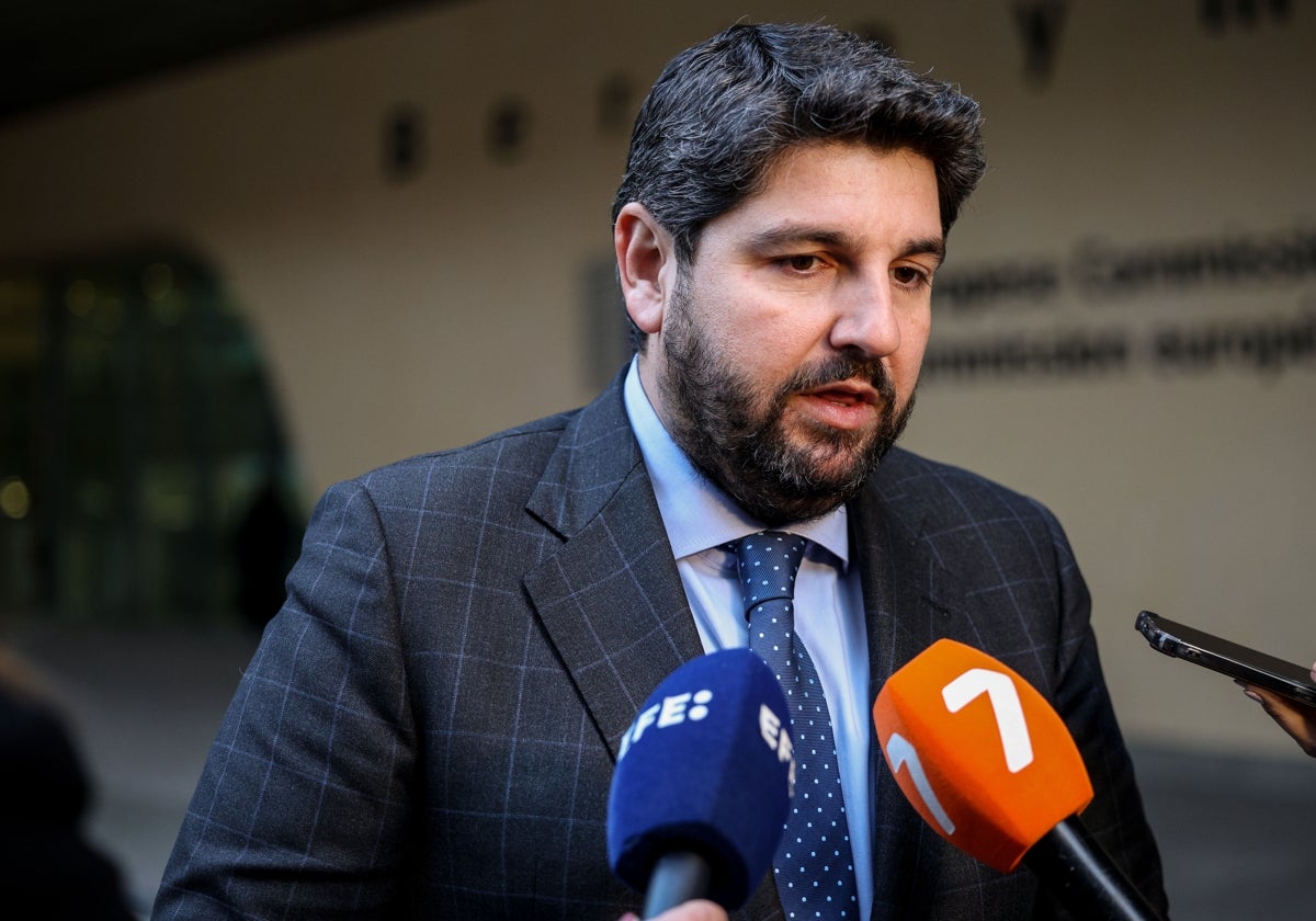 El presidente de la Región de Murcia, Fernando López Miras