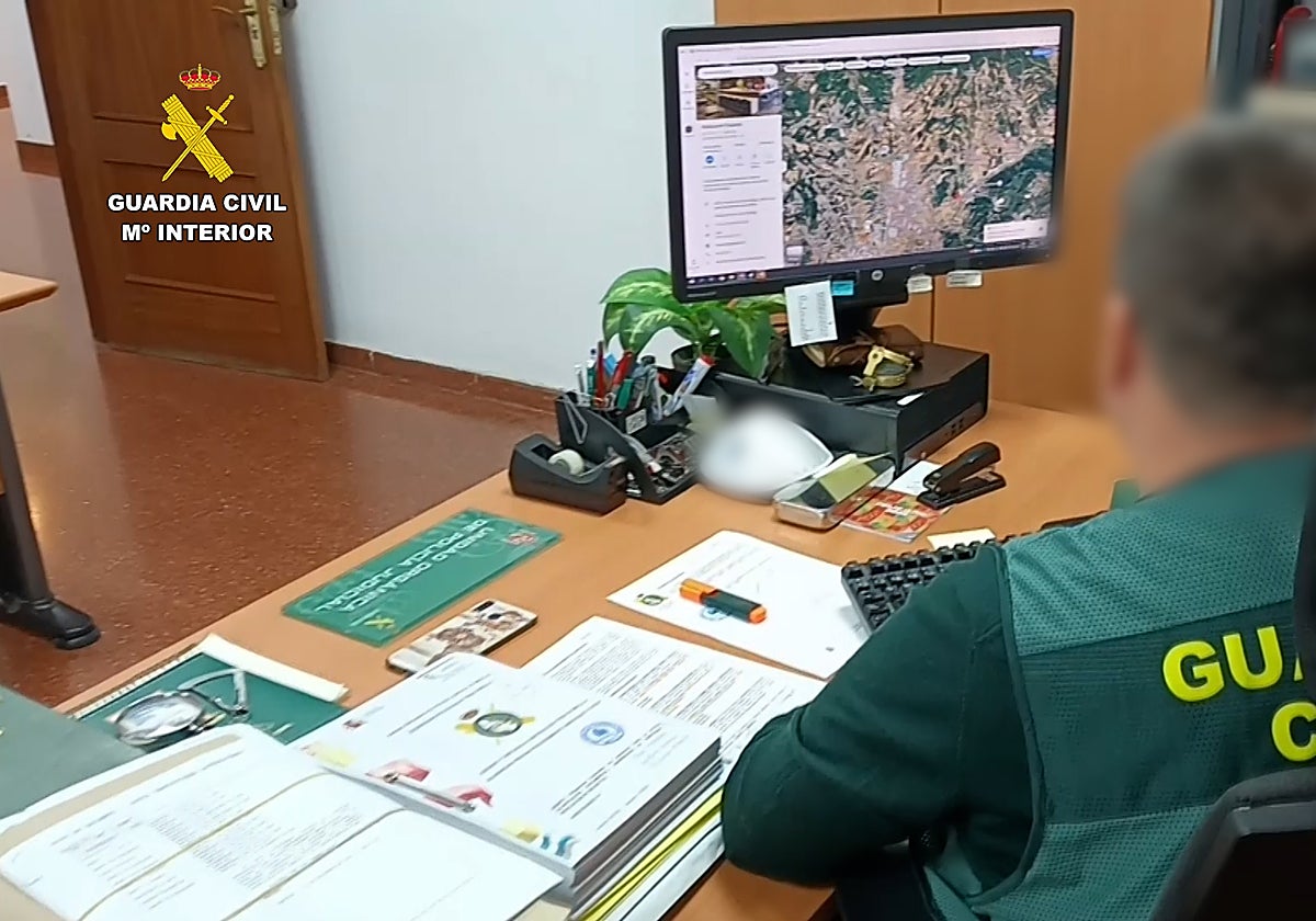 Imagen de archivo de un agente de la Guardia Civil