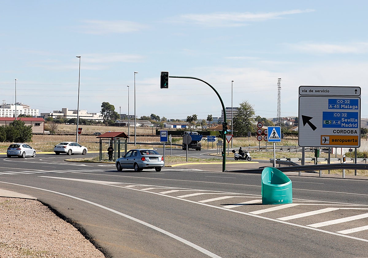 Rotonda de intersección entre la N-437 y la CO-32 que deberá analizarse su viabilidad