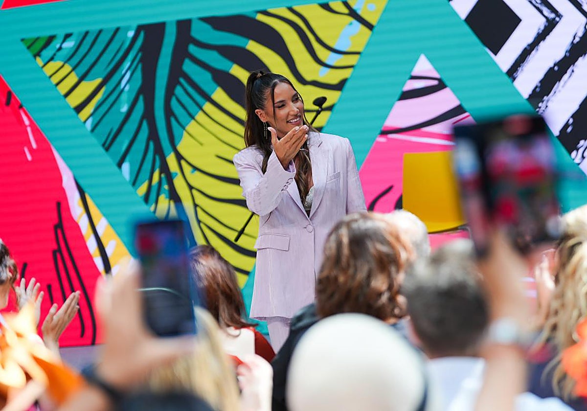 La cordobesa India Martínez, durante la presentación de la programación de 'Hispanidad 2025'