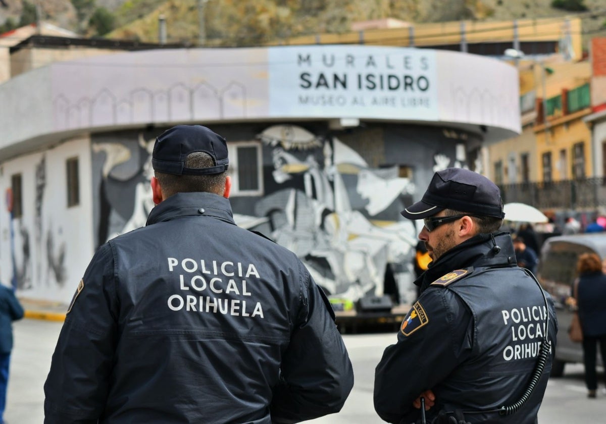 Imagen de archivo de la Policía Local de Orihuela