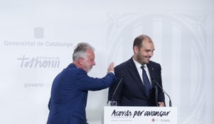 Imagen principal - Avance en la financiación catalana