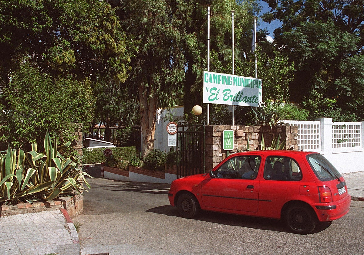 Puerta de entrada al Cámping de Córdoba en una imagen de archivo