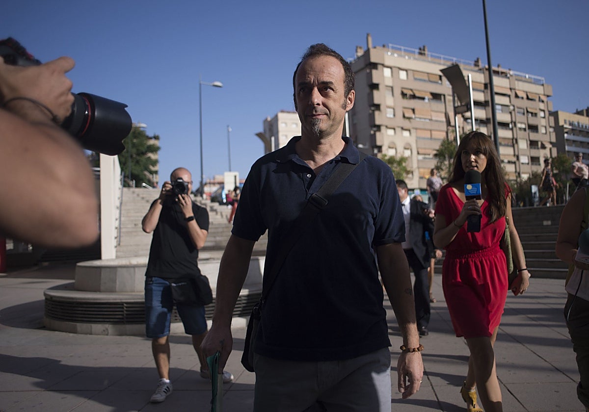 Arcuri, en un juzgado de Granada, en imagen de archivo