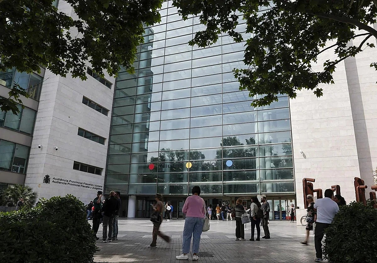 Imagen de archivo tomada en la Ciudad de la Justicia de Valencia