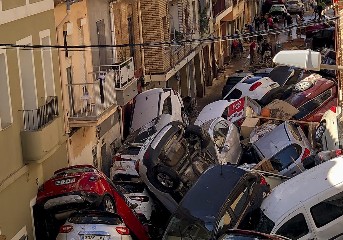 Imagen de los estragos de la dana en Alfafar