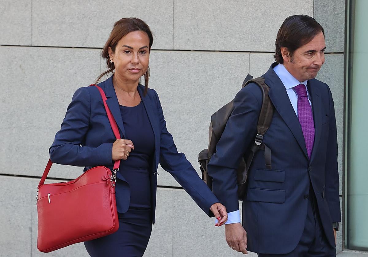 Isabel Pardo de Vera, a su llegada a la Audiencia Nacionaol