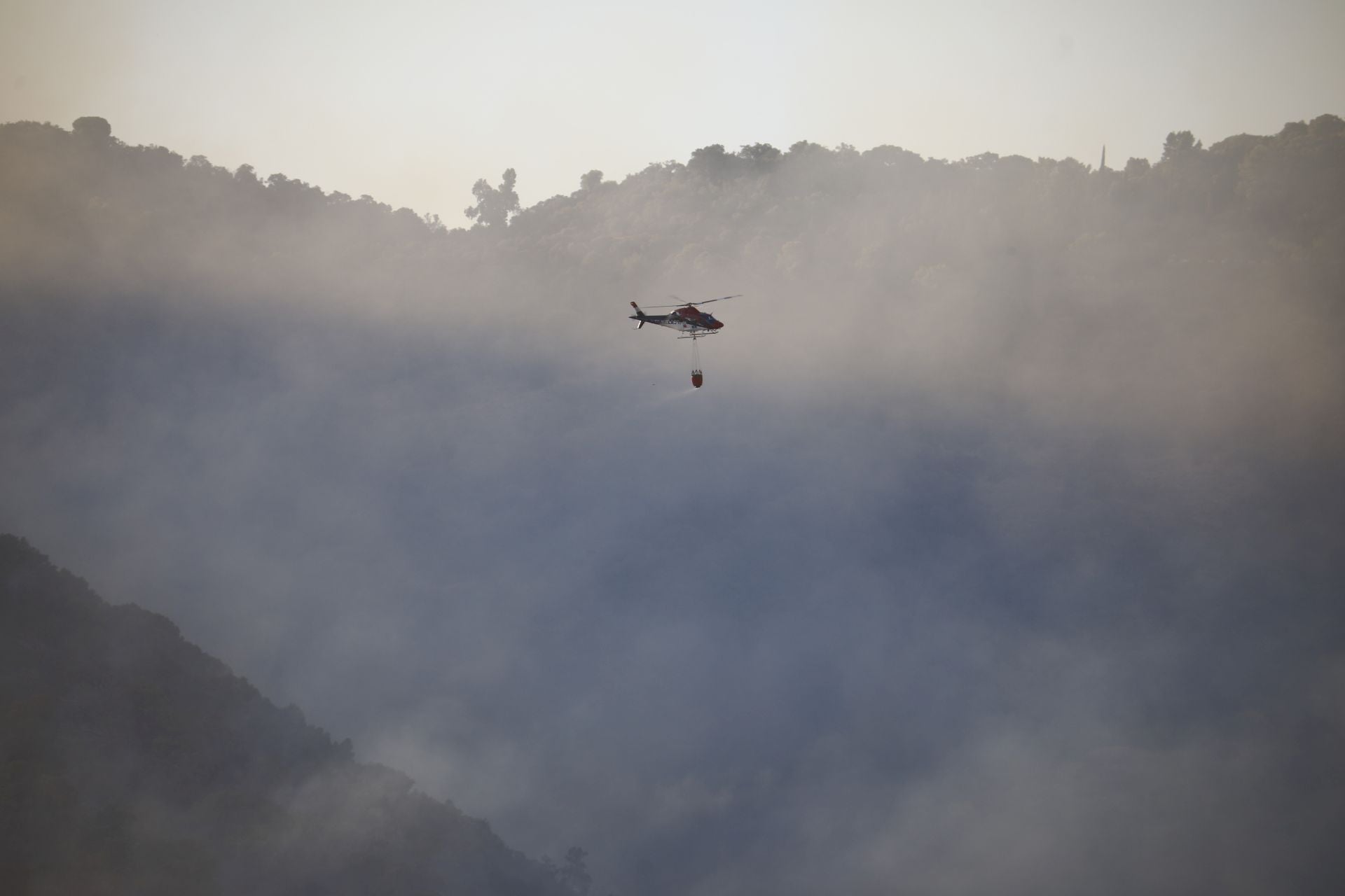 El incendio en la zona del Castillo de la Albaida en Córdoba, en imágenes