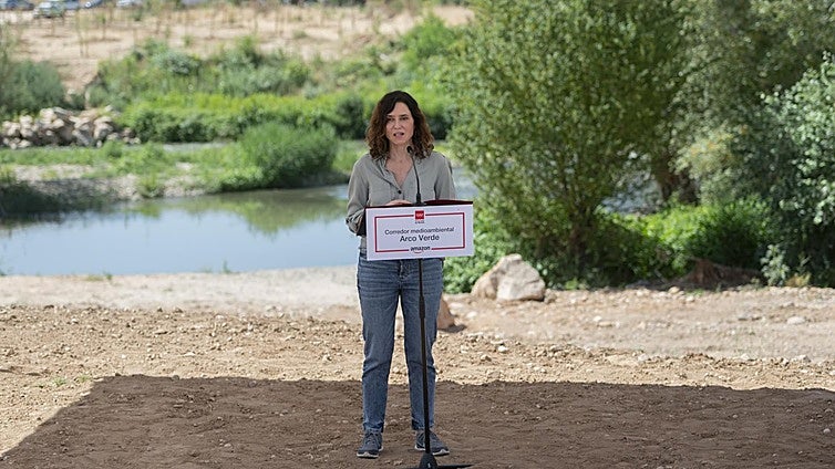 Ayuso anuncia la ampliación del Arco Verde con campus universitarios hasta superar los 200 kilómetros
