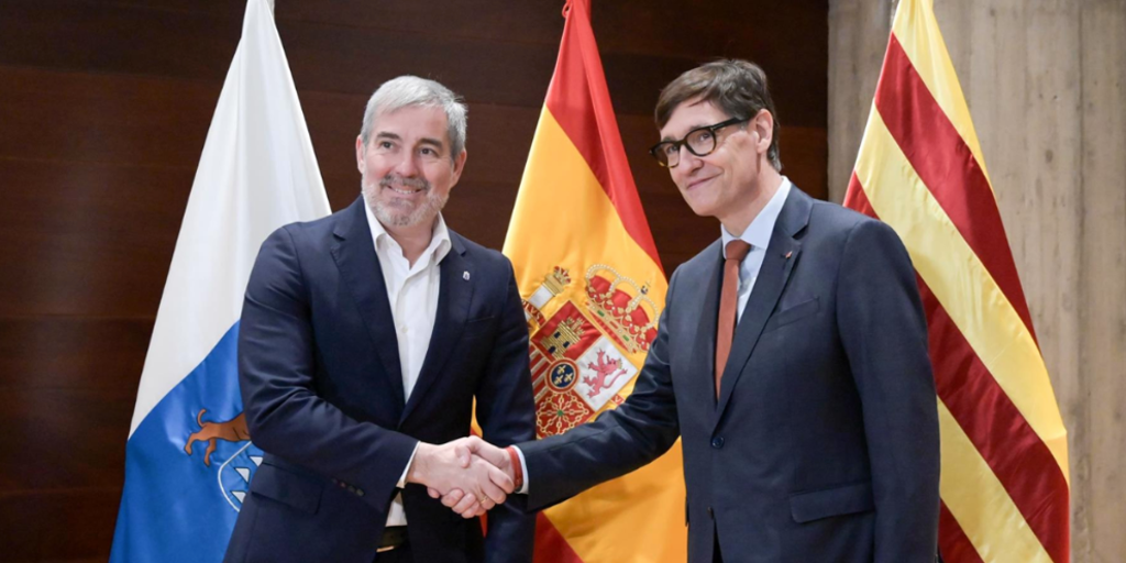 Clavijo pide un «frente amplio» contra la financiación singular a Cataluña: «Le va la vida a Canarias»