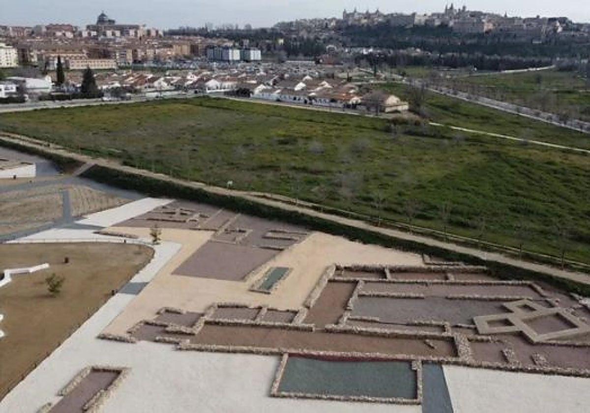 Recreación del resultado final de esta segunda fase de recuperación del yacimiento arqueológico