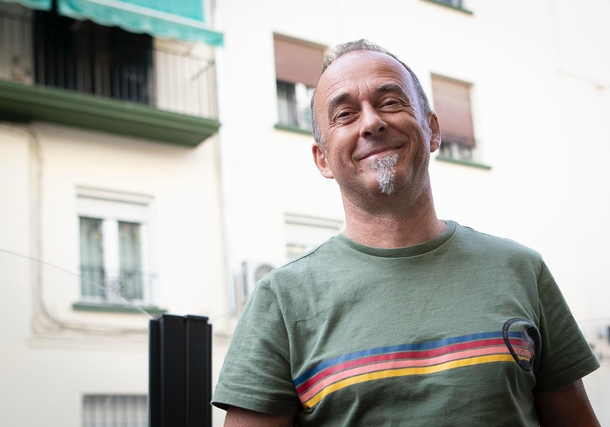 Francesco Arcuri, el martes, en el Punto de Entrega Familiar de Granada